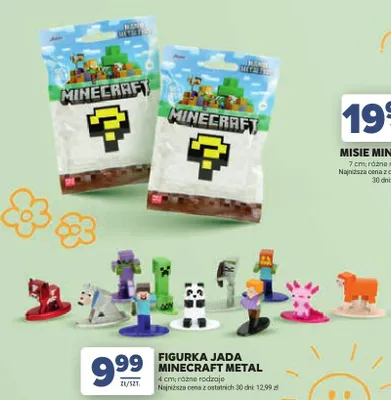 Figurka Jada Minecraft Metal 4cm promocja w Stokrotka