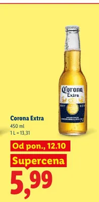 Piwo Corona Extra promocja w Lidl