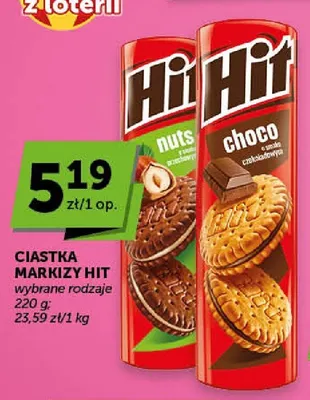 Ciastka markizy Hit promocja w Groszek