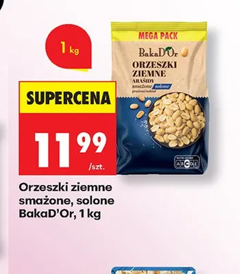 Orzeszki ziemne smażone solone BakaD'Or promocja w Biedronka