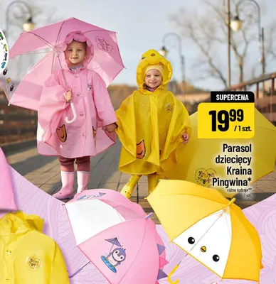 Parasol dziecięcy Kraina Pingwina promocja w POLOmarket