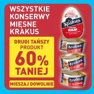 Konserwy mięsne KRAKUS promocja w Aldi