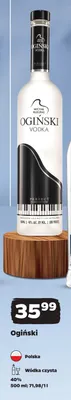 Wódka czysta Ogiński promocja w Netto