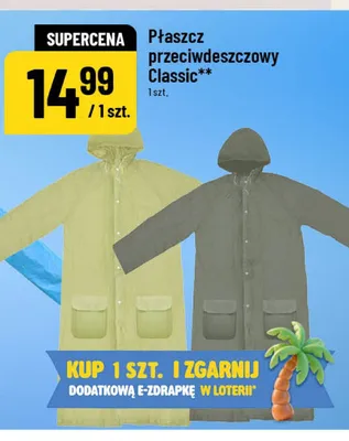 Płaszcz przeciwdeszczowy Classic promocja w POLOmarket