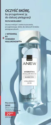 Płyn micelarny Avon Anew z witaminą B3 i kwasem hialuronowym promocja w AVON