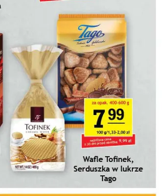 Serduszka w lukrze Tago promocja w Gram Market