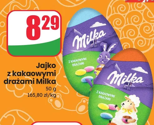 Jajko z kakaowymi drażami promocja w Dino