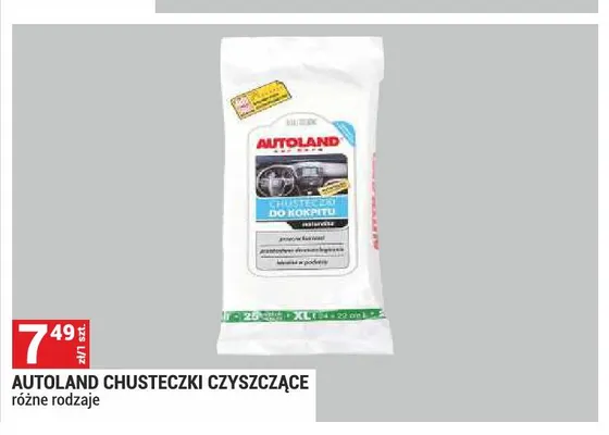 Chusteczki czyszczące Autoland promocja w Merkury Market
