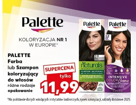 Farba do włosów Palette różne rodzaje promocja w Kaufland