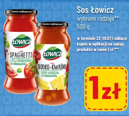 Sos słodko-kwaśny Łowicz promocja w POLOmarket