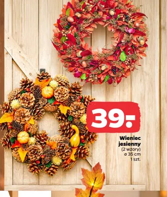 Wieniec jesienny 35 cm promocja w Netto
