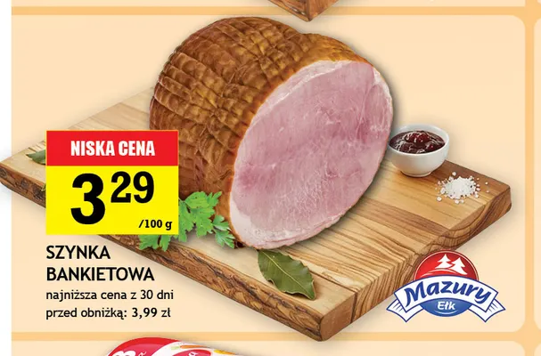 Szynka bankietowa Mazury promocja w Gram Market