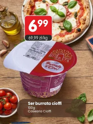 Ser burrata Cioffi promocja w Market Point