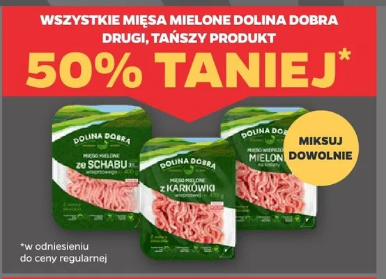 Mięso mielone ze schabu promocja w Netto