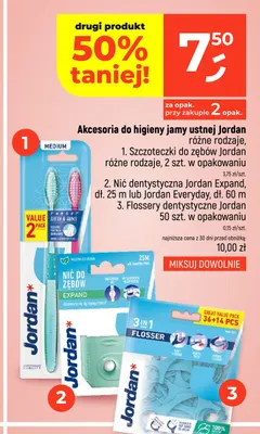 Nić dentystyczna Jordan Everyday promocja w Dealz