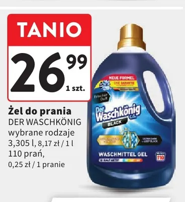 Żel do prania Der Waschkönig promocja w Intermarche