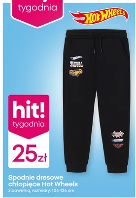 Spodnie dresowe chłopięce z bawełną promocja w Pepco