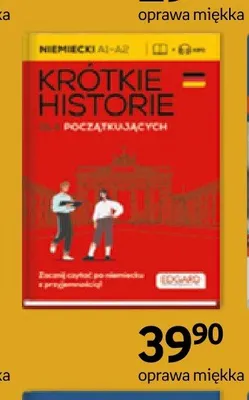 Książka Niemiecki Krótkie historie dla początkujących Edgard promocja w Empik