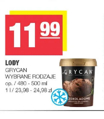 Lody Grycan promocja w SPAR