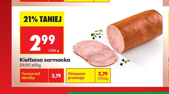 Kiełbasa sarmacka promocja w Biedronka