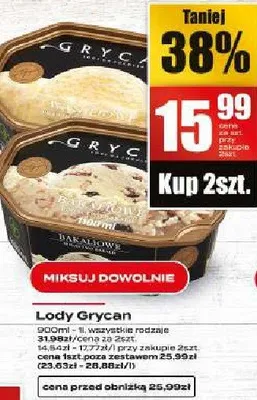 Lody Grycan promocja w Supeco