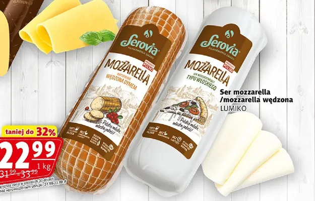 Ser mozzarella / mozzarella wędzona promocja w Prim Market