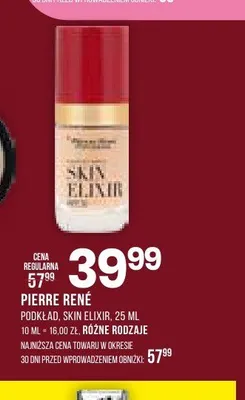Podkład PIERRE RENÉ Skin Elixir promocja w Drogerie Natura