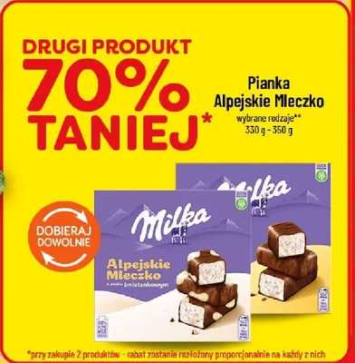 Pianka Alpejskie Mleczko promocja w POLOmarket