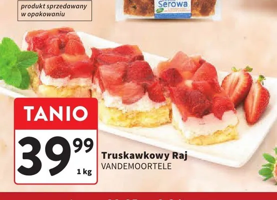 Truskawkowy Raj Vandemoortele promocja w Intermarche