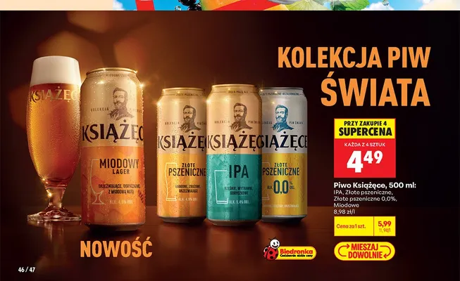 Piwo Książęce IPA promocja w Biedronka