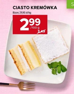 Ciasto Kremówka Bizon promocja w Stokrotka