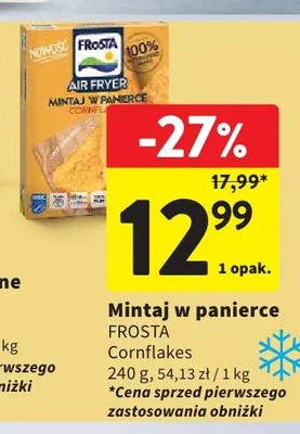 Mintaj w panierce FROSTA Cornflakes promocja w Intermarche