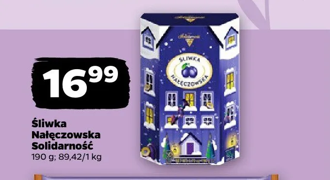 Śliwka Nałęczowska Solidarność promocja w Netto