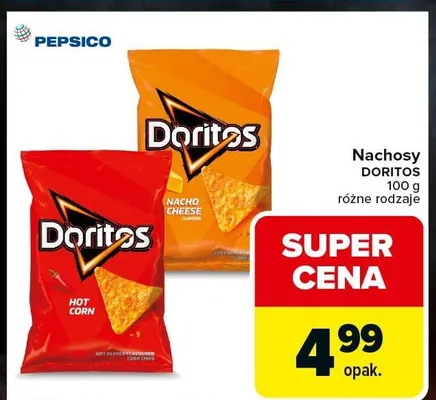 Nachosy Doritos Hot Corn promocja w Carrefour