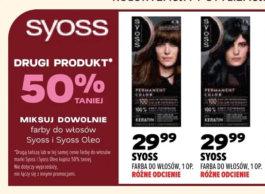 Farba do włosów Syoss promocja w Drogerie Natura
