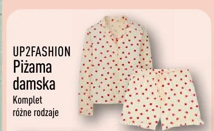 Piżama damska komplet różne rodzaje promocja w Aldi