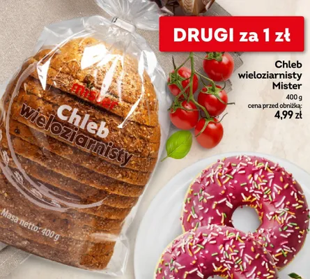 Chleb wieloziarnisty Mister promocja w Żabka