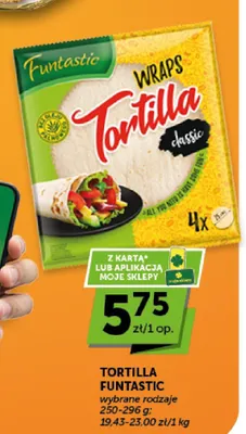Tortilla classic Funtastic promocja w Euro Sklep