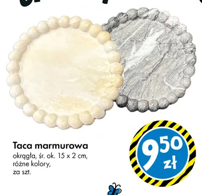 Taca marmurowa okrągła śr. ok. 15x2cm promocja w Tedi