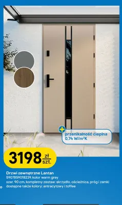 Drzwi zewnętrzne Lantan Ok Doors promocja w Castorama