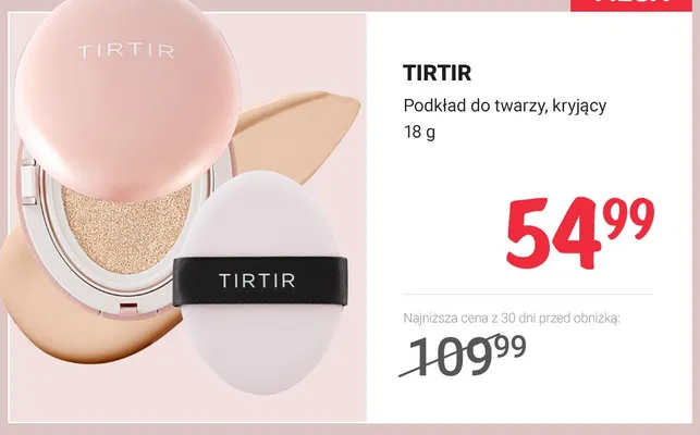 Podkład do twarzy kryjący TIRTIR promocja w Rossmann