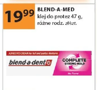 Klej do protez Blend-a-dent 47g promocja w Drogerie Laboo