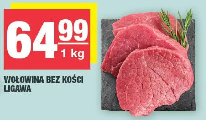 Wołowina bez kości ligawa promocja w SPAR