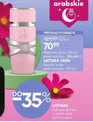 Woda perfumowana damska Lataffa Yara promocja w Super-Pharm