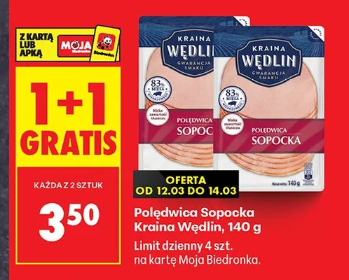 Polędwica Sopocka  promocja w Biedronka
