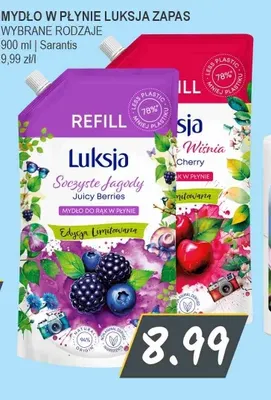 Mydło w płynie zapas Luksja promocja w Słoneczko