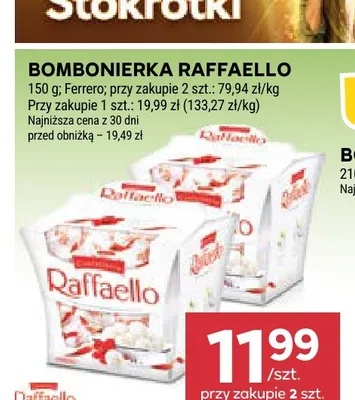 Bombonierka Raffaello promocja w Stokrotka
