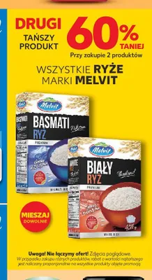 Ryż basmati Melvit promocja w Kaufland