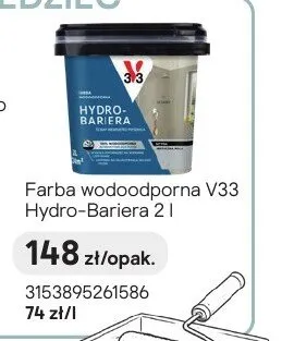 Farba wodoodporna V33 Hydro-Bariera promocja w Castorama