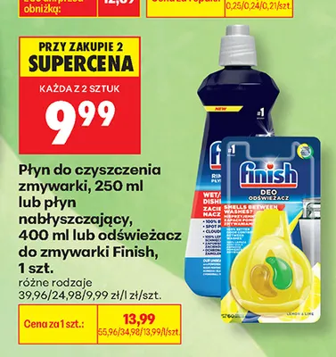 Płyn nabłyszczający Finish promocja w Biedronka